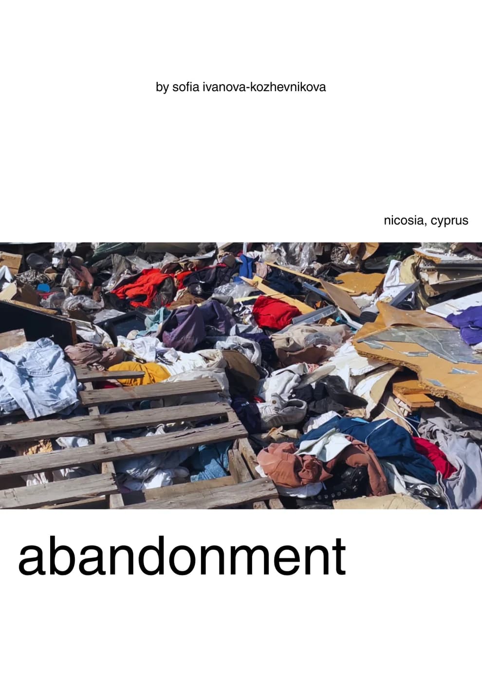 Poster artwork for the project Abandonment