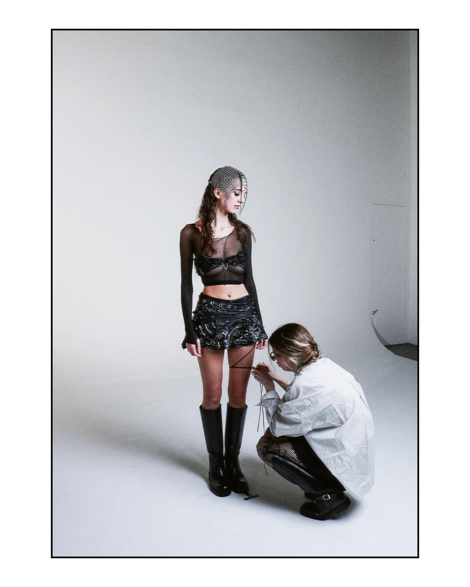 Behind-the-scenes photography on the Girls Gone Guilty fashion film for Ruby Hung — 60 of 136