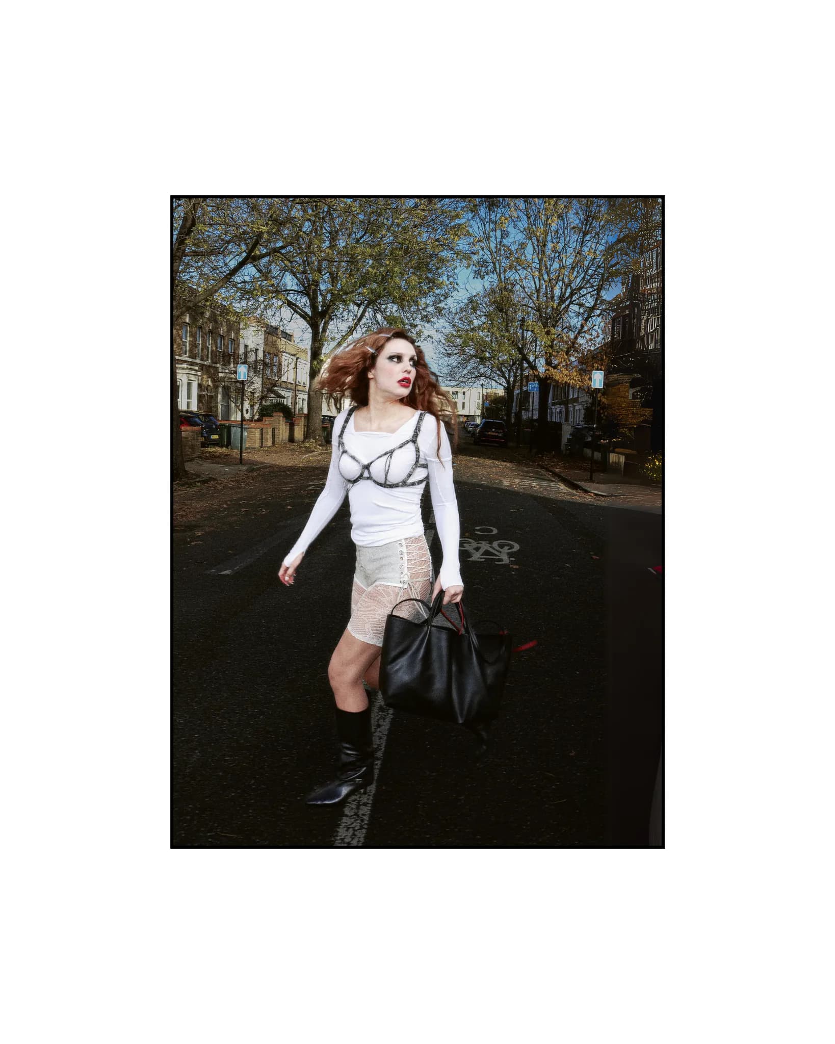 Behind-the-scenes photography on the Girls Gone Guilty fashion film for Ruby Hung — 20 of 136