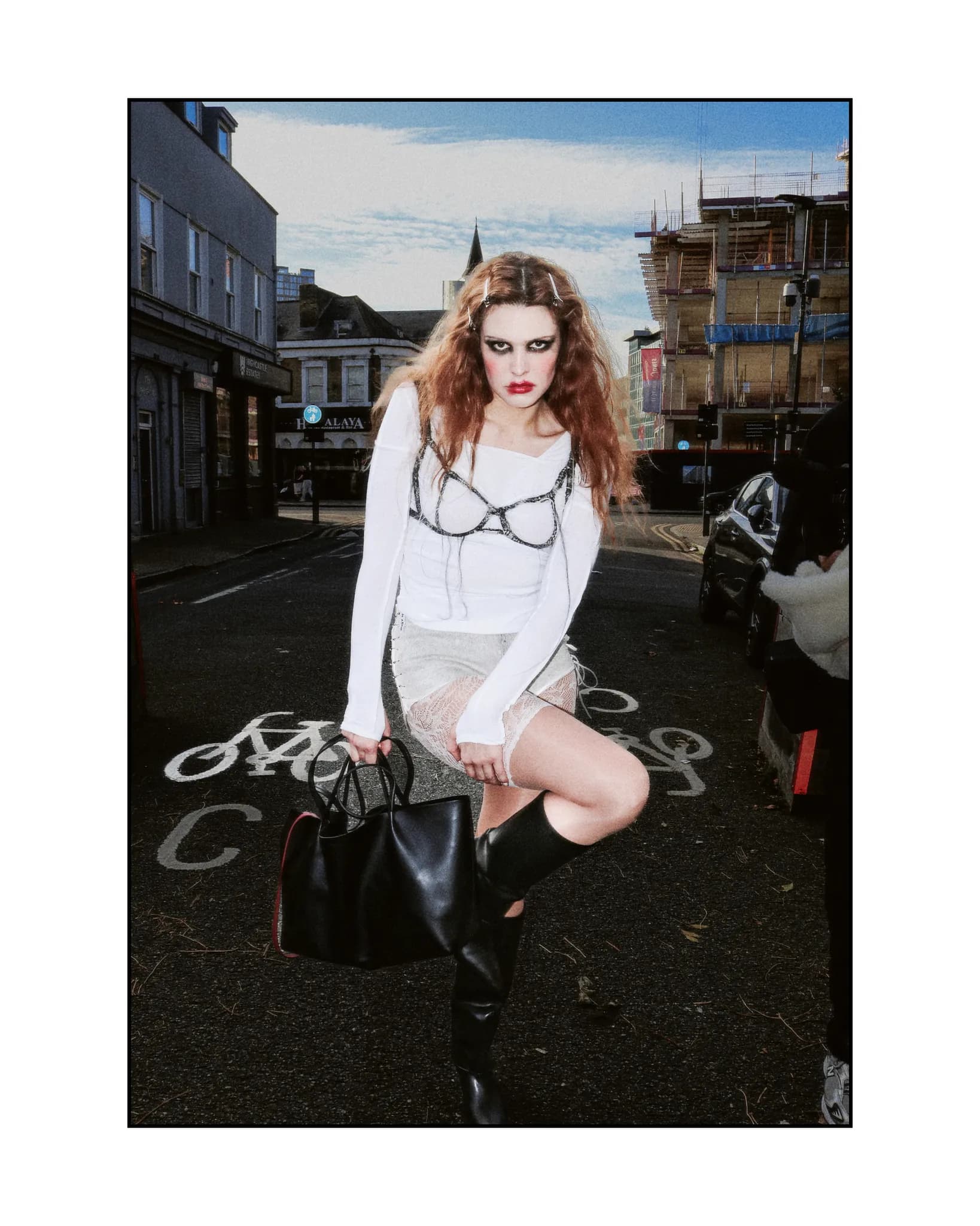Behind-the-scenes photography on the Girls Gone Guilty fashion film for Ruby Hung — 131 of 136