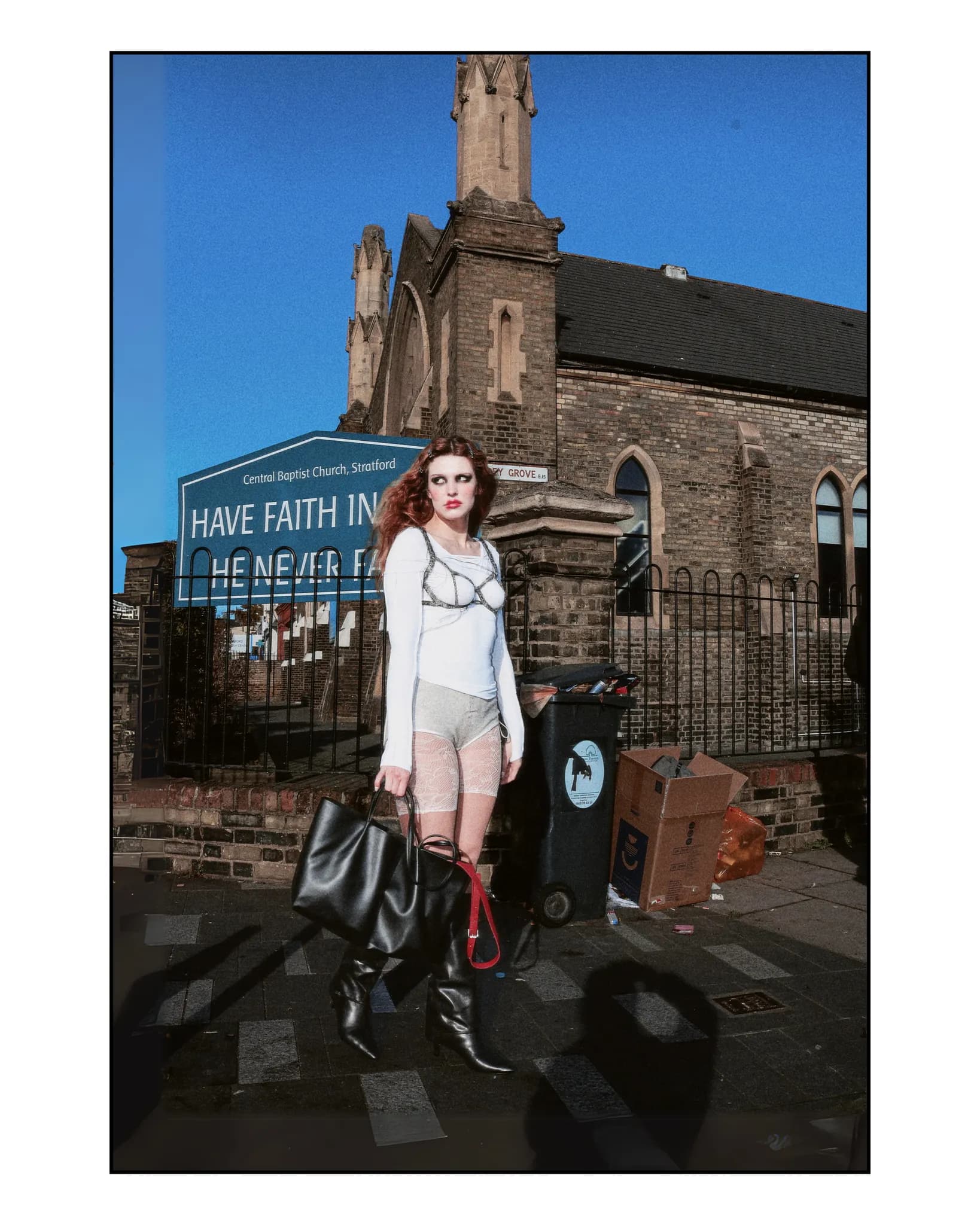 Behind-the-scenes photography on the Girls Gone Guilty fashion film for Ruby Hung — 71 of 136
