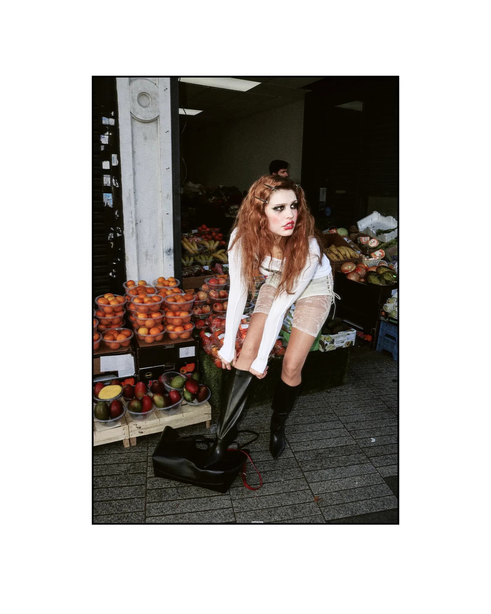 Behind-the-scenes photography on the Girls Gone Guilty fashion film for Ruby Hung — 126 of 136