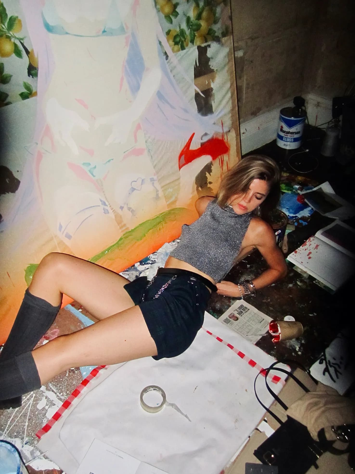 Behind the scenes with Isabelle Bonfrer, styling for Luc Waring — 3 of 47