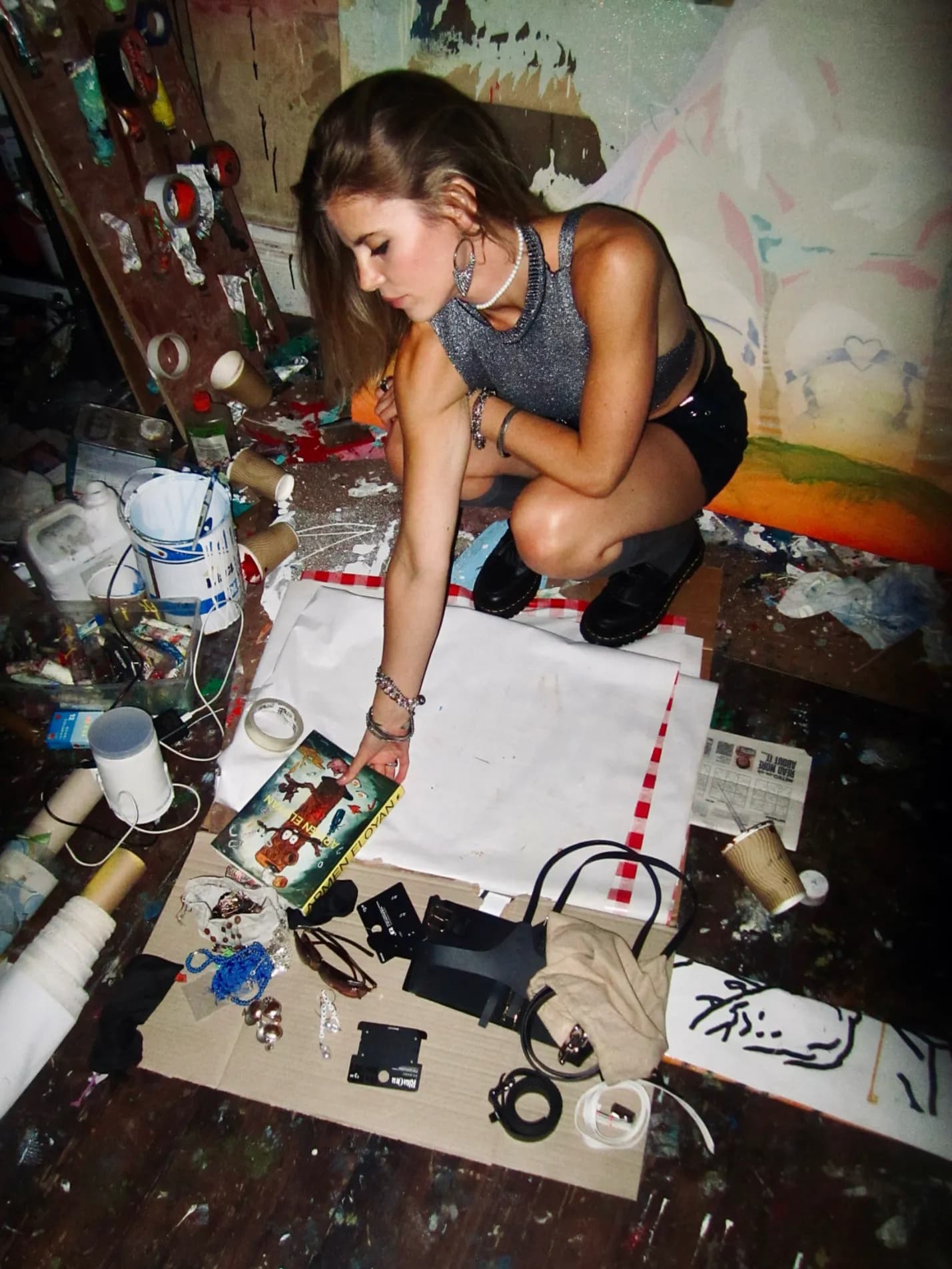 Behind the scenes with Isabelle Bonfrer, styling for Luc Waring — 7 of 47