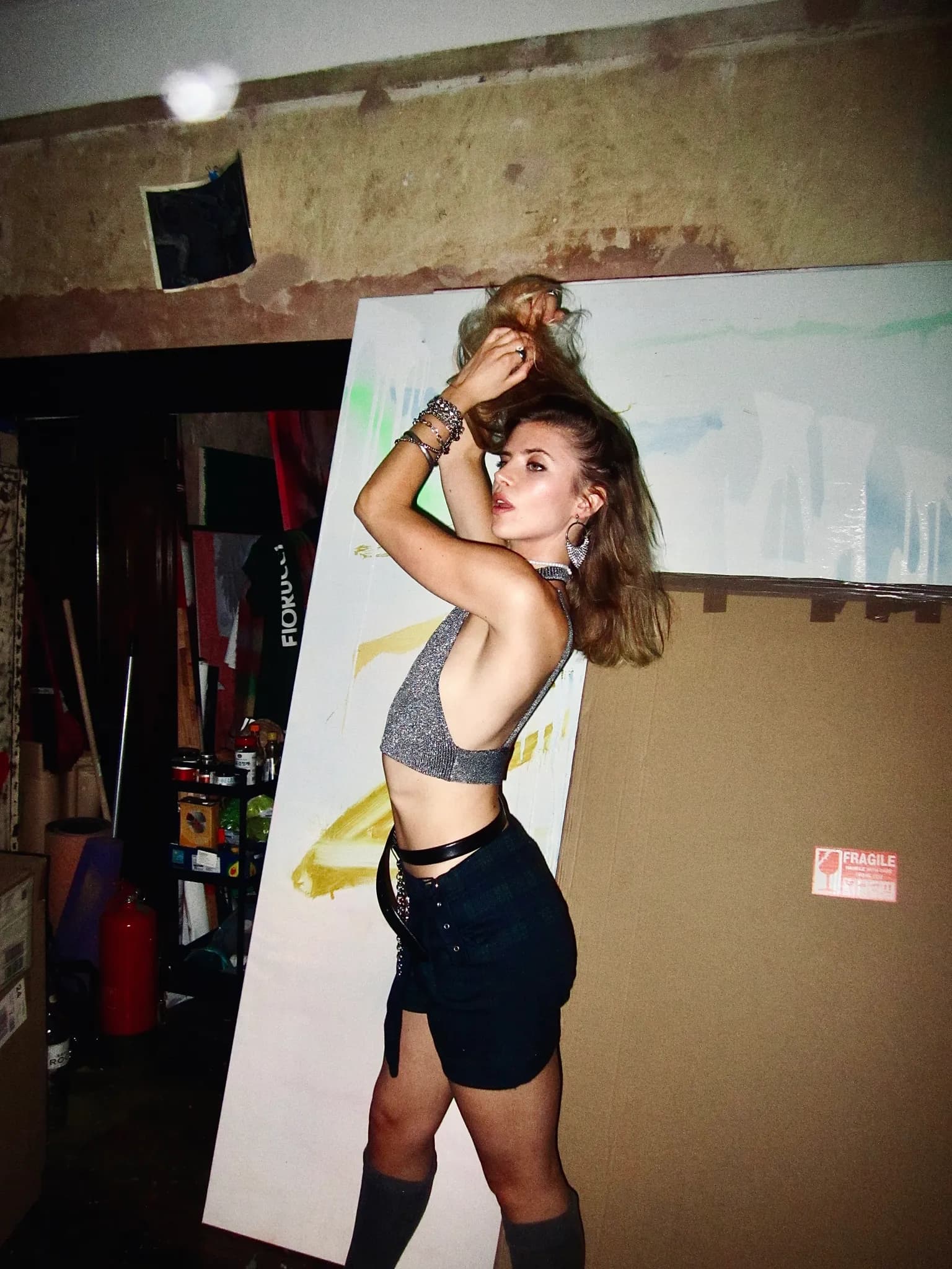 Behind the scenes with Isabelle Bonfrer, styling for Luc Waring — 11 of 47