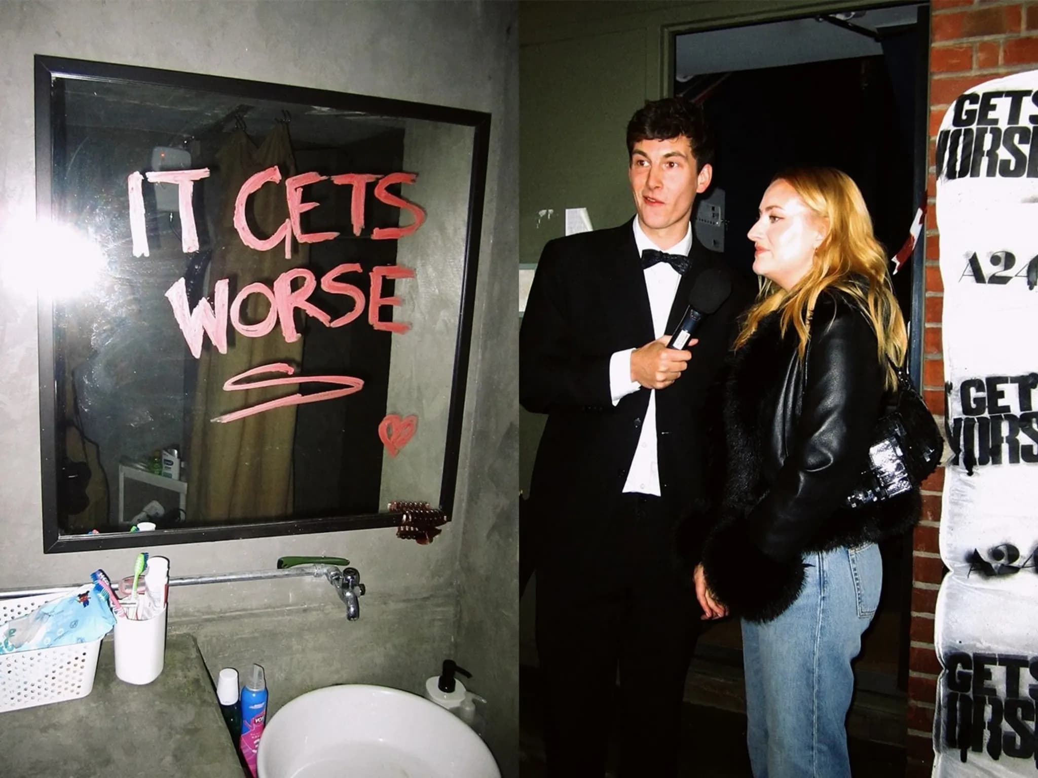 Photographs from the It Gets Worse premiere for Channel 4 × A24 — 5 of 80