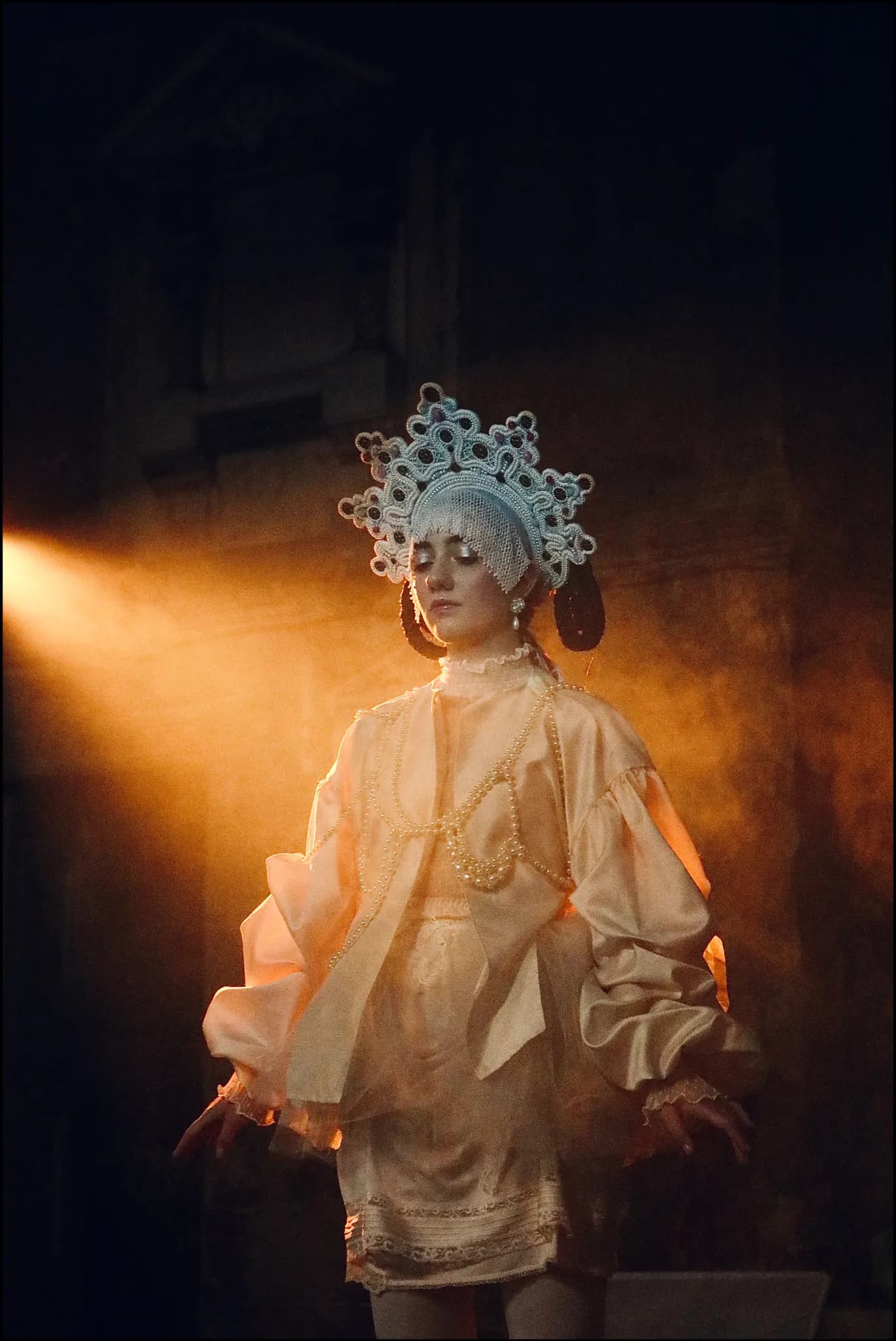 Behind-the-scenes and editorial photography on the Maslenitsa fashion film for Kylbach — 14 of 20
