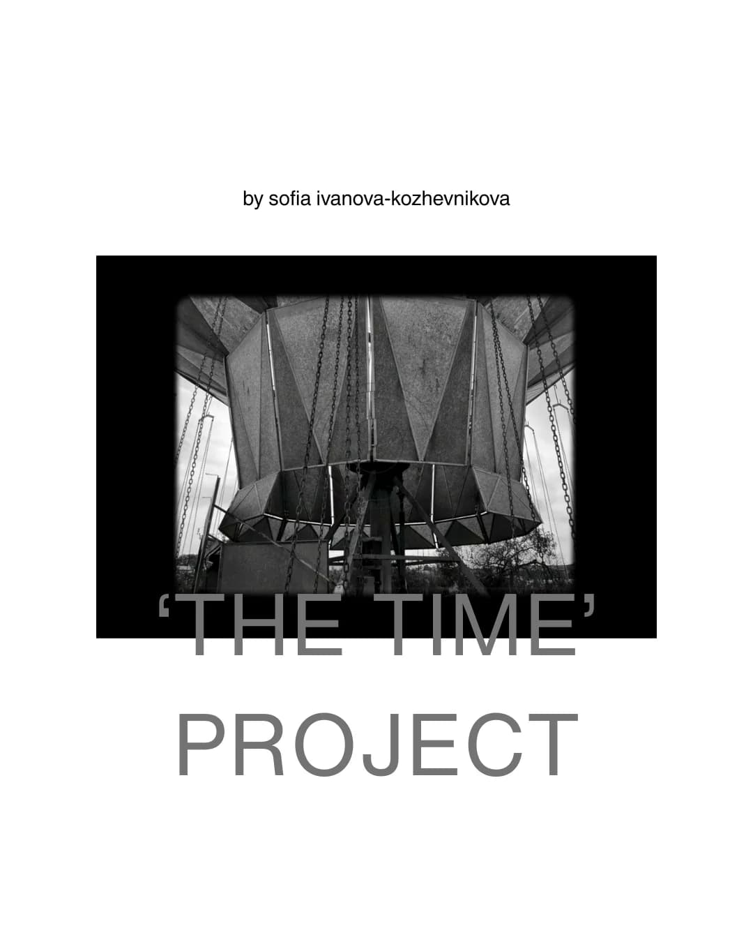 Poster artwork for the project The Time